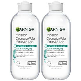 Garnier Micellar Water with Salicylic Acid 13.5 Fl Oz front view