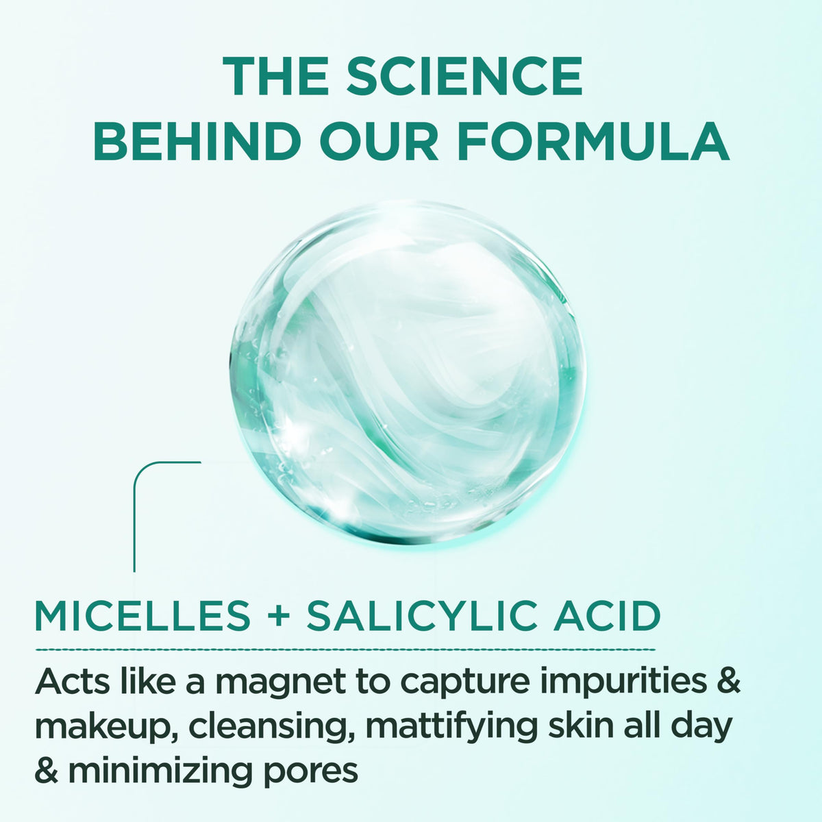 Garnier Micellar Water with Salicylic Acid in lifestyle setting