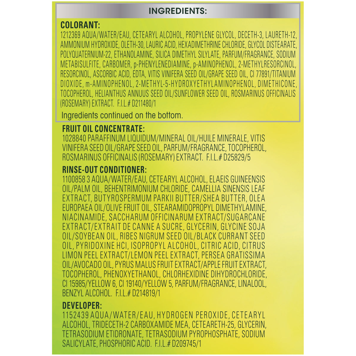 Garnier Nutrisse after colour mask tube with fruit oils