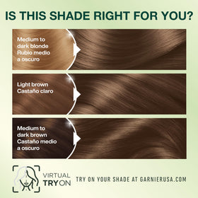 Garnier Nutrisse hair color kit packaging