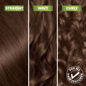 Garnier Nutrisse hair color results on model's hair
