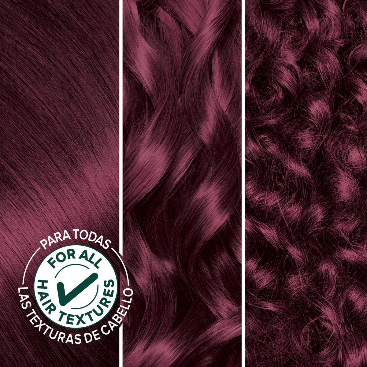 Garnier Nutrisse hair colour kit contents including developer and oil ampoule