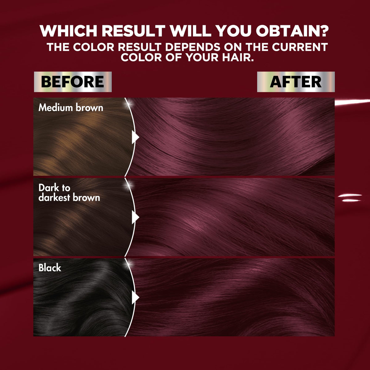 Garnier Nutrisse hair dye application process with gloves