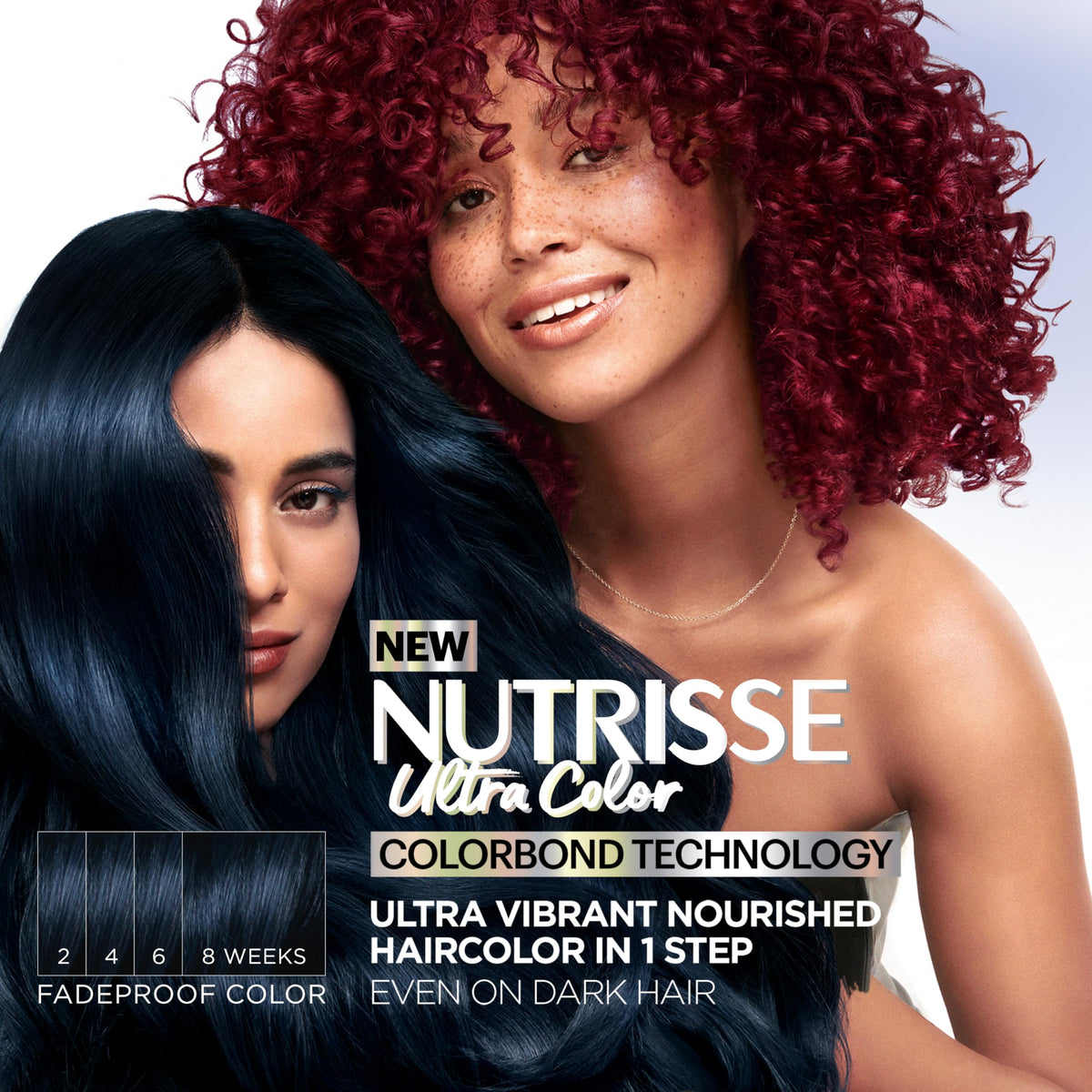 Garnier Nutrisse oil ampoule with avocado, olive, coconut, argan, and shea oils
