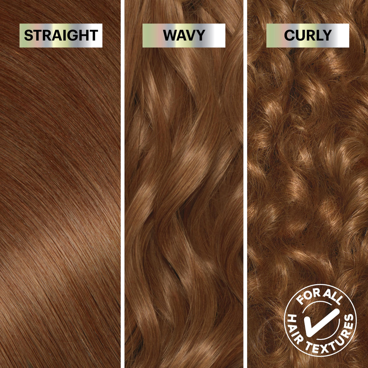 Garnier Nutrisse Ultra Color B4 Golden Mahogany Brown swatch on hair