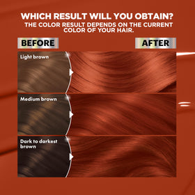 Garnier Nutrisse Ultra Color Hair Dye application process with gloves