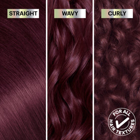 Garnier Nutrisse Ultra Color Hair Dye BR3 Intense Burgundy before and after results