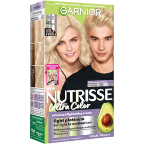 Garnier Nutrisse Ultra Color Hair Dye PL1 Light Platinum front view