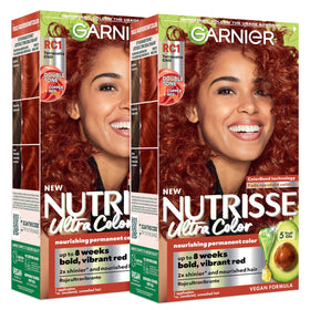 Garnier Nutrisse Ultra Color Hair Dye RC1 Medium Intense Copper Red packaging front view