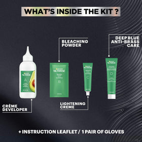 Garnier Nutrisse Ultra Color Hair Dye with gloves and instructions