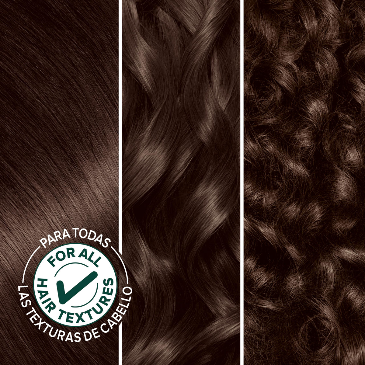 Garnier Nutrisse Ultra Crème Hair Color 40 Dark Brown contents including colorant and developer