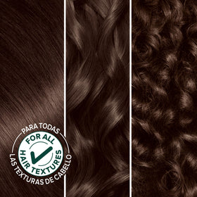 Garnier Nutrisse Ultra Crème Hair Color 40 Dark Brown contents including colorant and developer
