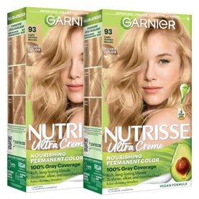 Garnier Nutrisse Ultra Crème Hair Color 93 Light Golden Blonde packaging front view