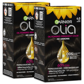 Garnier Olia 4.0 Dark Brown Hair Color box front view