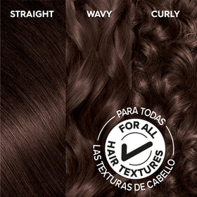 Garnier Olia Dark Soft Mahogany 4.15 hair dye before and after