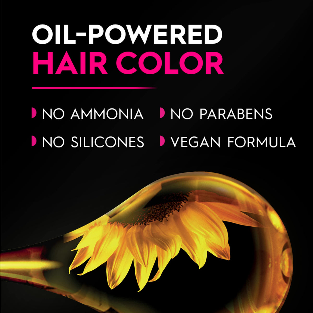 Garnier Olia Dark Soft Mahogany 4.15 hair dye results on hair