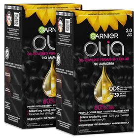 Garnier Olia Hair Color 2.0 Soft Black box front view