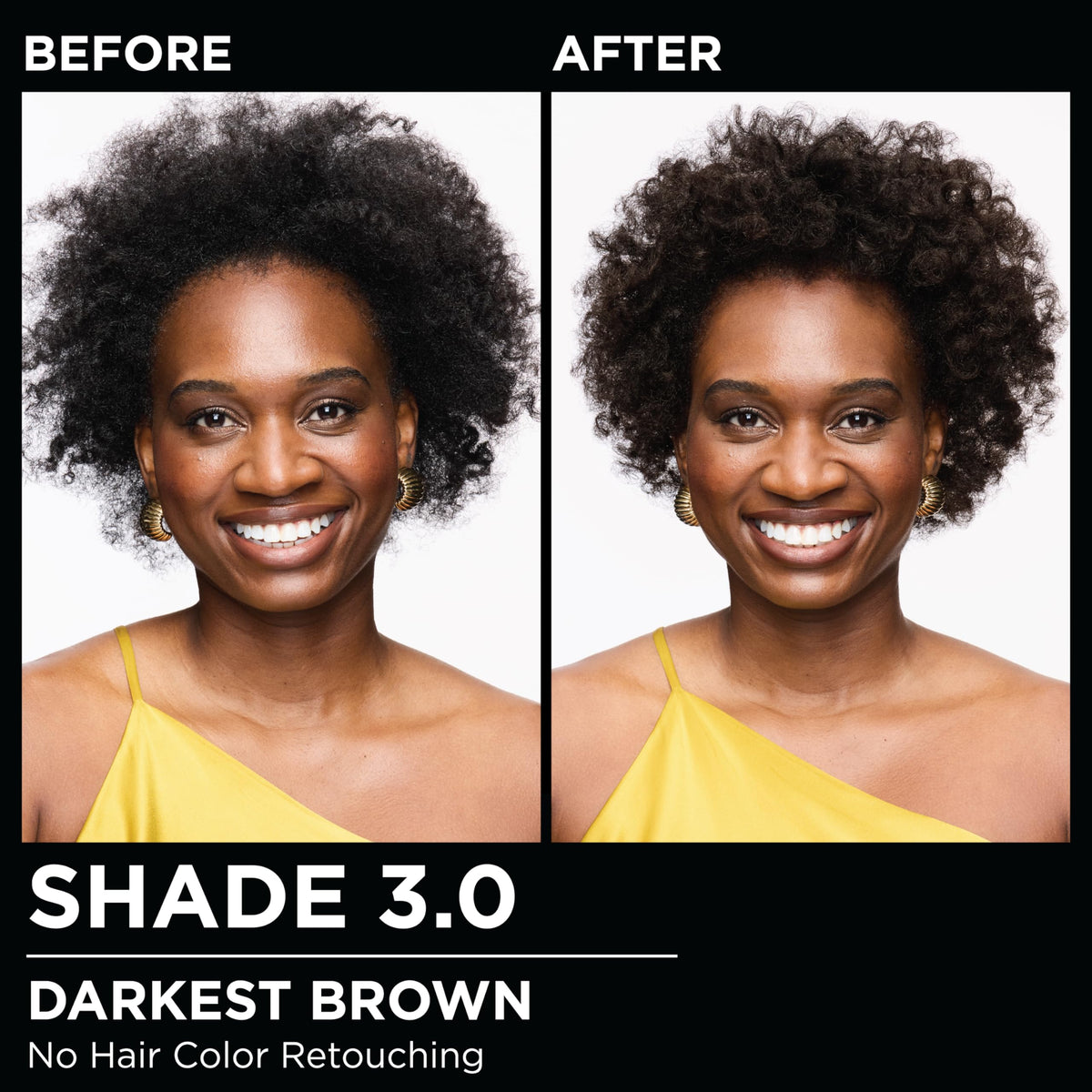 Garnier Olia Hair Color 3.0 Darkest Brown developer applicator and colorant tube