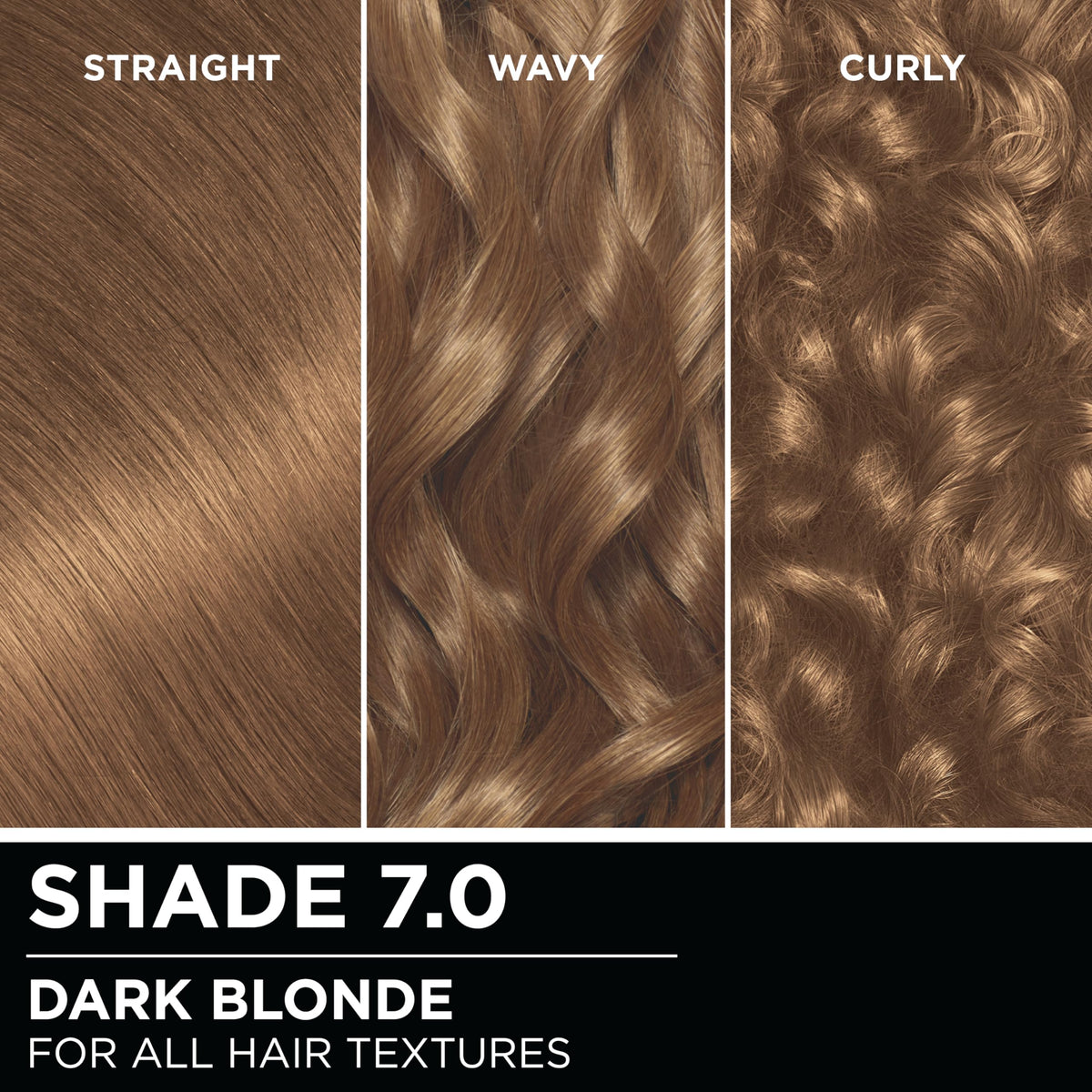 Garnier Olia Hair Color 7.0 Dark Blonde application process