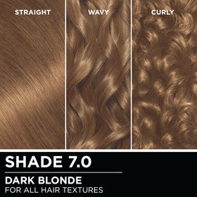 Garnier Olia Hair Color 7.0 Dark Blonde application process
