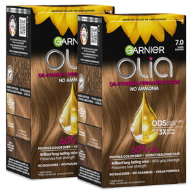 Garnier Olia Hair Color 7.0 Dark Blonde box front view