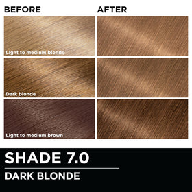Garnier Olia Hair Color 7.0 Dark Blonde gloves included