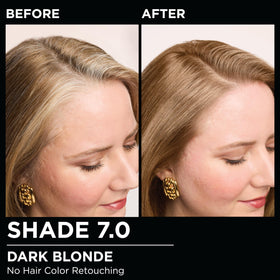 Garnier Olia Hair Color 7.0 Dark Blonde instruction sheet