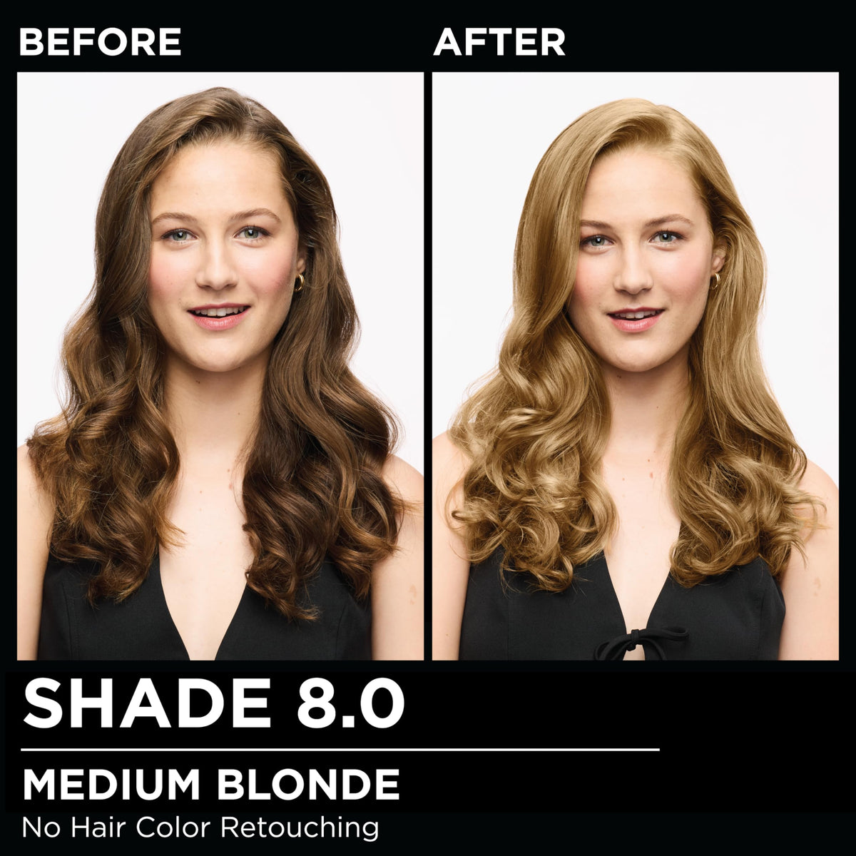 Garnier Olia Hair Color 8.0 Medium Blonde developer applicator