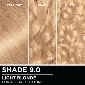 Garnier Olia Hair Color 9.0 Light Blonde mixed application