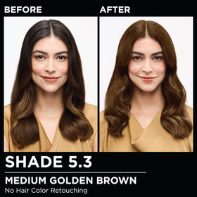Garnier Olia hair dye kit contents including developer and colorant