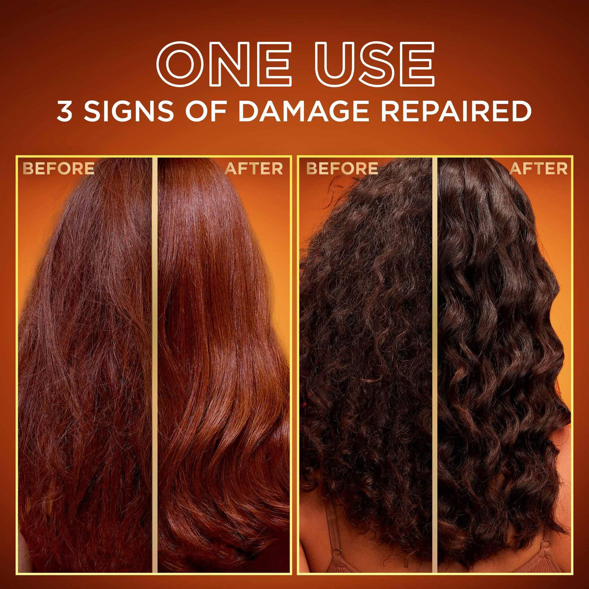 Garnier Whole Blends Repairing Shampoo Honey Treasures back view