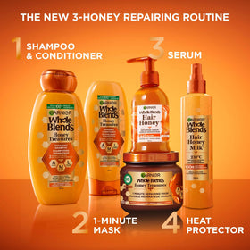 Garnier Whole Blends Repairing Shampoo Honey Treasures with honey and royal jelly