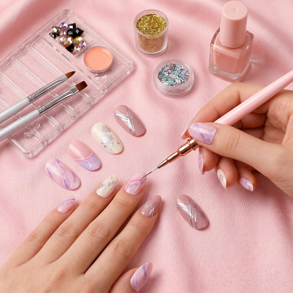 GASRONS nail art tools set packaging and contents