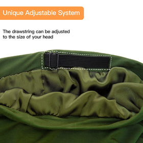 GB Selected Bonnet displayed on a flat surface with care instructions