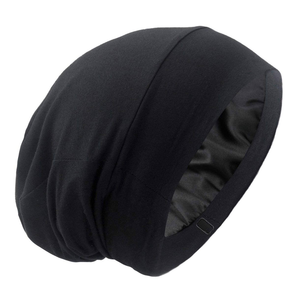 GB Selected Silk Satin Lined Bonnet Sleep Cap front view