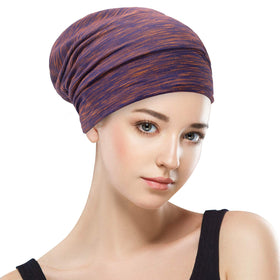 GB Selected Silk Satin Lined Bonnet Sleep Cap laid flat showing fabric texture
