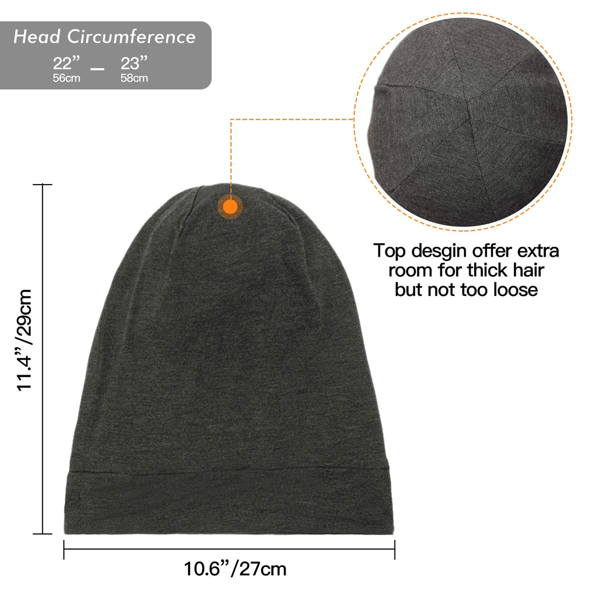 GB Selected Silk Satin Lined Bonnet Sleep Cap packaging