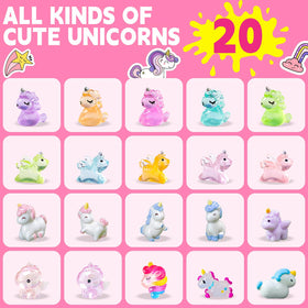 GDXINYES Unicorn Bath Bombs showing rainbow colours