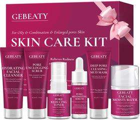 GEBEATY 6 PCS Skin Care Set packaging front view