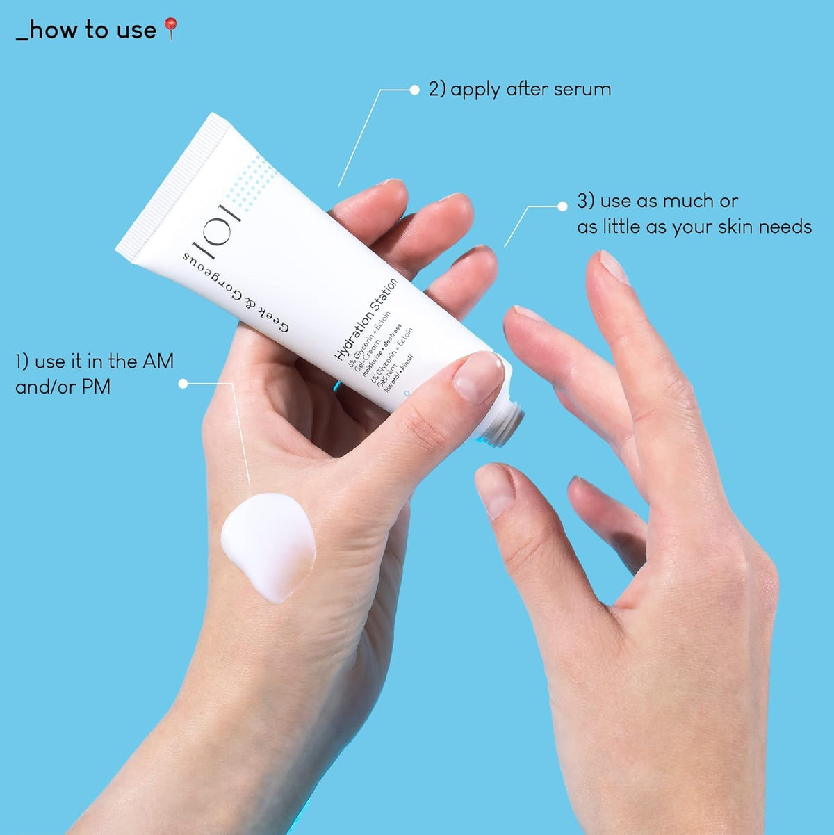 Geek & Gorgeous Hydration Station Gel Cream packaging