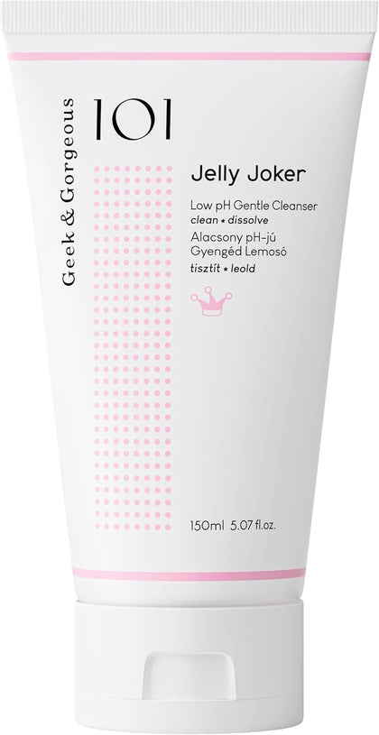 Geek & Gorgeous Jelly Joker Gentle Gel Cleanser 180g front view