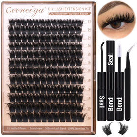 Geeneiya 200D Lash Clusters Kit packaging front view
