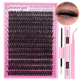 Geeneiya Full Lash Extension Kit front view with 280 lashes