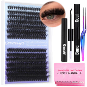 Geeneiya Full Lash Extension Kit packaging front view