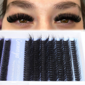 Geeneiya individual lashes 10-18MM close-up