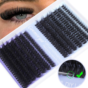 Geeneiya lash extension kit components layout