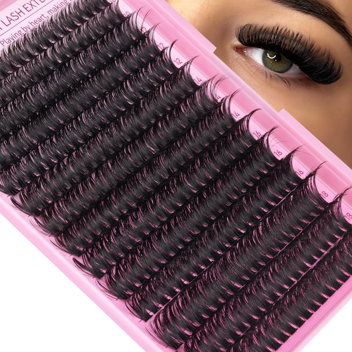 Geeneiya lash extension kit packaging