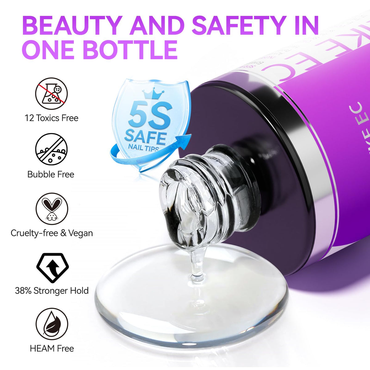 gelike ec Gel Nail Glue 40 mL packaging details