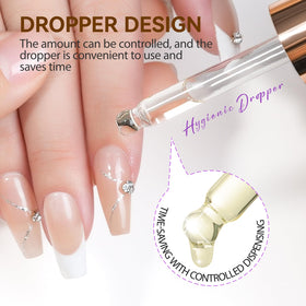 gelike ec Nail Glue Remover Oil application on nails