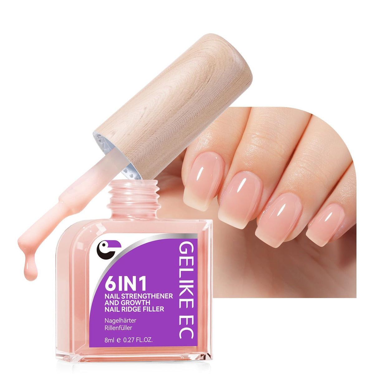 gelike ec Nail Strengthener Protein 50g front view